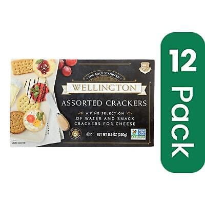 Wellington Assorted Cracker Biscuits 8.8 oz (Pack of 12)