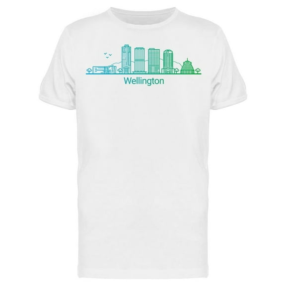 Wellington City T-Shirt Men -Image by Shutterstock, Male Large