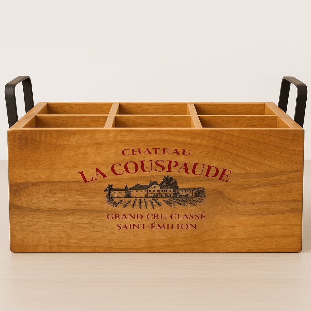 Wellington Collection 6-Bottle Wine Caddy, Beer Soda Bottle