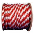 thumbnail image 1 of Wellington Cordage P7240S0200RWFR 0.63 in. x 200 ft. Red & White Solid Braid Polypropylene Rope, 1 of 1