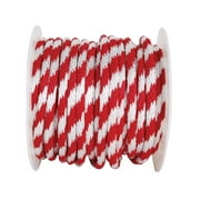 Wellington Derby Rope Poly 450 Lb. Red, White 5/8 " Dia. X 200 Solid Braid
