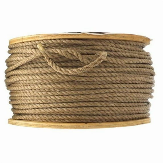 Wellington J3224S0600S Twisted Poly Rope Spool Tan - 0.37 in. x 400 ft.