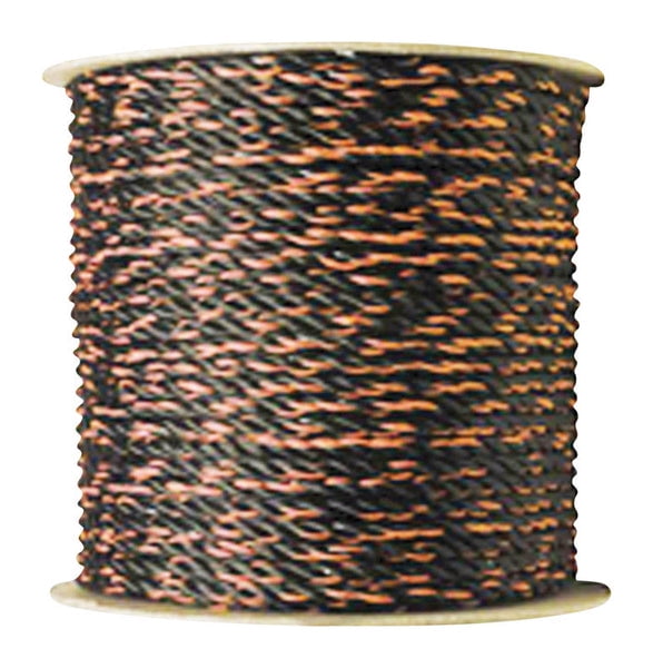 Wellington Koch 1/2 in. D X 200 ft. L Black/Orange Twisted ...