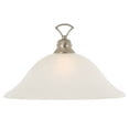 thumbnail image 1 of Wellington Pendant Ceiling Fixture, Maximum One 60 Watt Incandescent Medium Base Bulb, 16 In., Brushed Nickel, 1 of 1