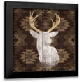thumbnail image 1 of Wellington Studio 20x20 Black Modern Framed Museum Art Print Titled - Precious Antlers II, 1 of 5