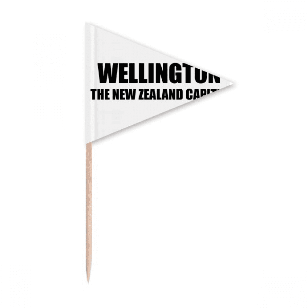 Wellington The New Zealand Capital Toothpick Triangle Cupcake Toppers ...