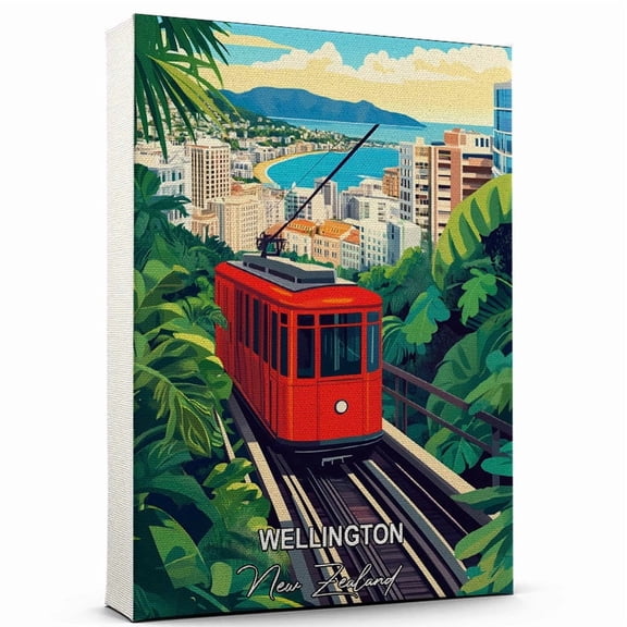 Wellington Travel Global Destination Canvas New Zealand Canvas Celebrate Your Favorite Destination A Sophisticated Touch to Any Room