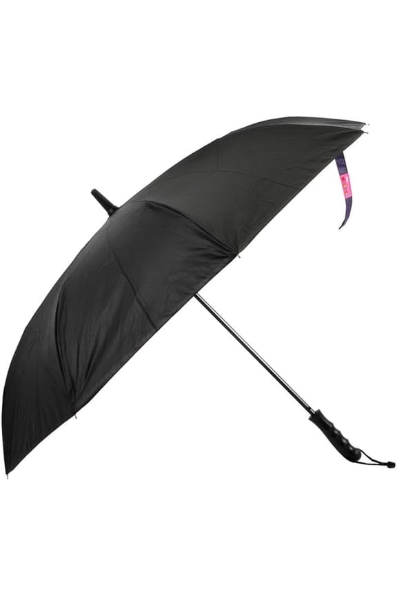 Compact Travel Umbrella, Mini Rain and Sun Umbrella with UV Protection, Ultra Lightweight, Manuel Opening, Portable, 8 Ribs Folding Umbrella For Women (Black - Purble)