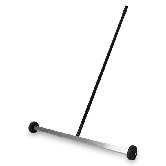 Wellmark Magnet Sweeper, 27” Wide Push-Type Mini Magnetic Broom with ...