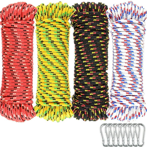 SecureLine Lehigh 1/8 in. D X 48 ft. L White Diamond Braided Nylon Rope SecureLine Lehigh 1/8 in. D X 48 ft. L White Diamond Braided Nylon Rope
