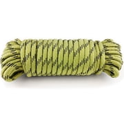Wellmax Diamond Braid Nylon Rope, 3/8 in X 50 Foot, UV Resistant, High Strength and Weather Resistant - Camo