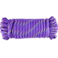 thumbnail image 1 of Wellmax Diamond Braid Nylon Rope  Extra Thick All Purpose Braided Flag Line Utility Line with Shock Absorption  UV Resistant, High Strength & Weather Resistant - 3/8" X 50FT Purple, 1 of 8