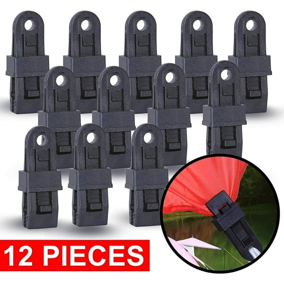 Wellmax Heavy Duty Tent Tarp Clips