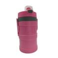 thumbnail image 1 of Wellness 128 oz Pink Plastic Water Bottle with Screw Cap, 1 of 6