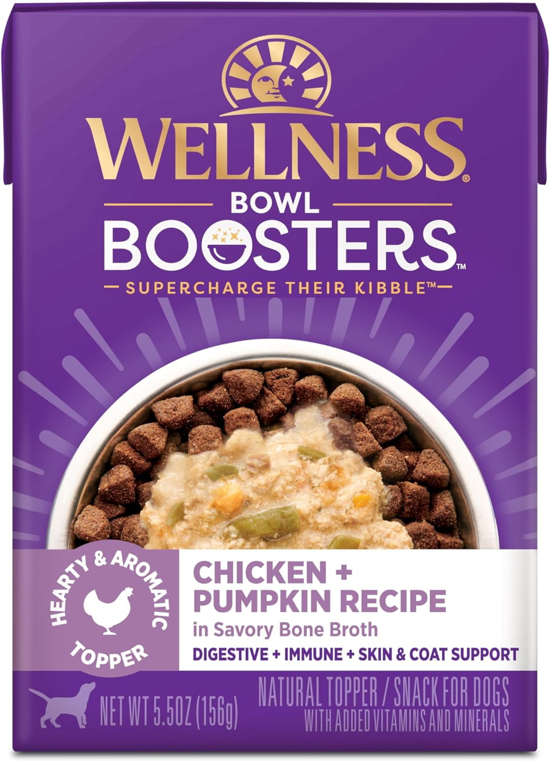 Wellness Bowl Boosters Hearty Toppers, Chicken & Pumpkin Recipe in