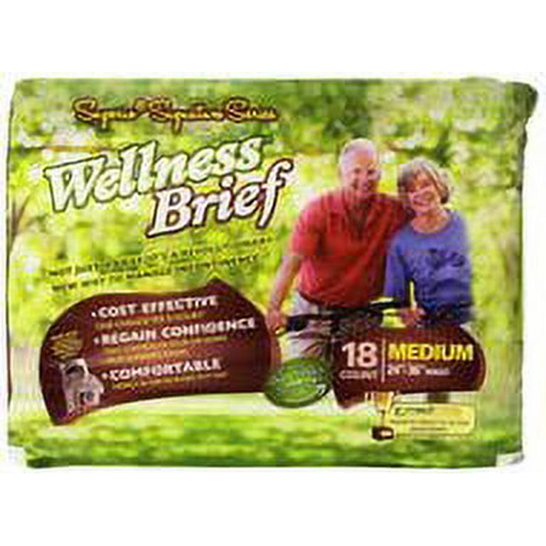 Wellness Briefs Superio Series Medium 24 36 Inch Pack of 18