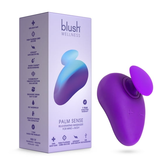 Wellness By Blush - Palm Sense Ergonomic Rejuvenating Massager
