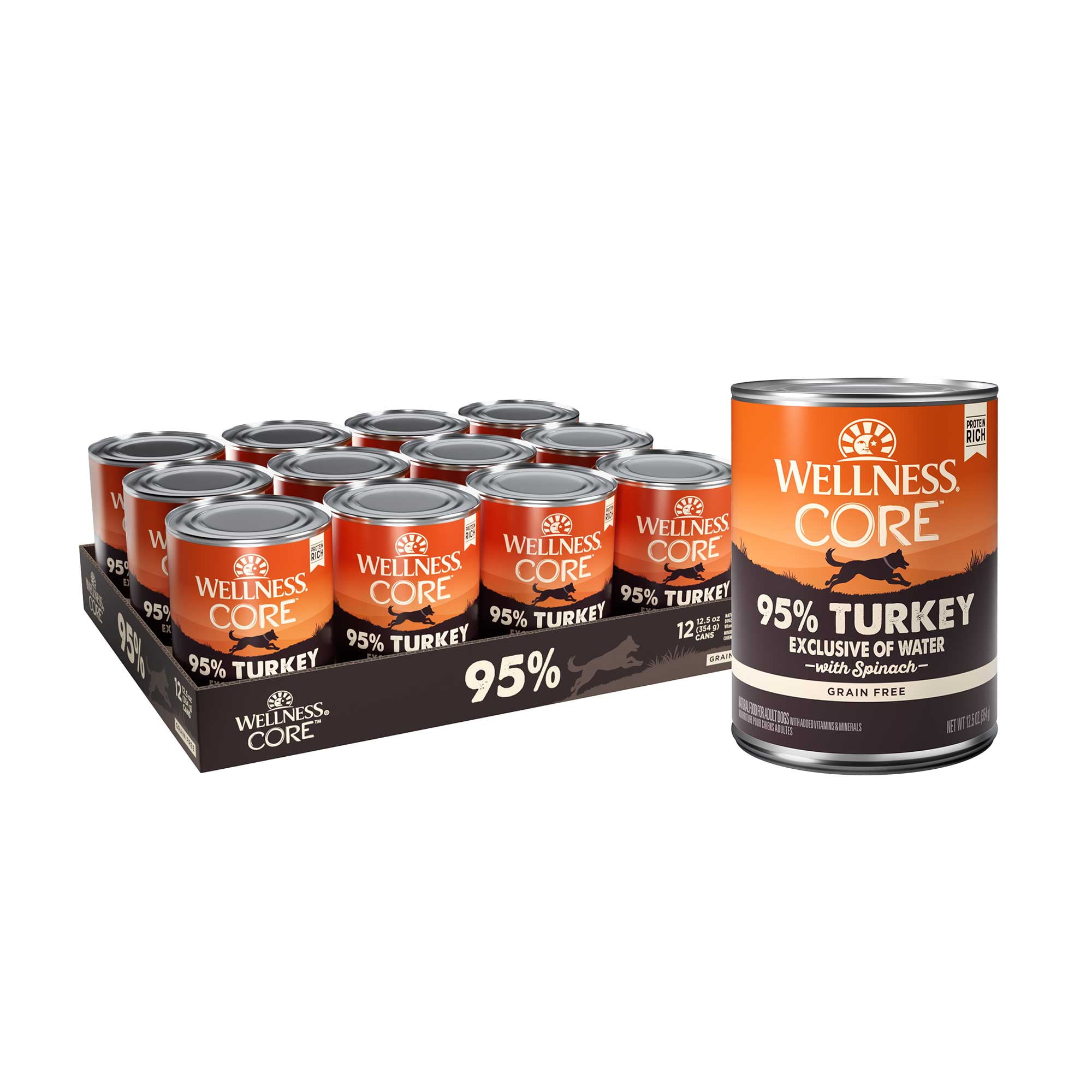Wellness Natural Grain Free Adult 95% Turkey Canned Dog Food Wellness Natural Grain Free Adult 95% Turkey Canned Dog Food
