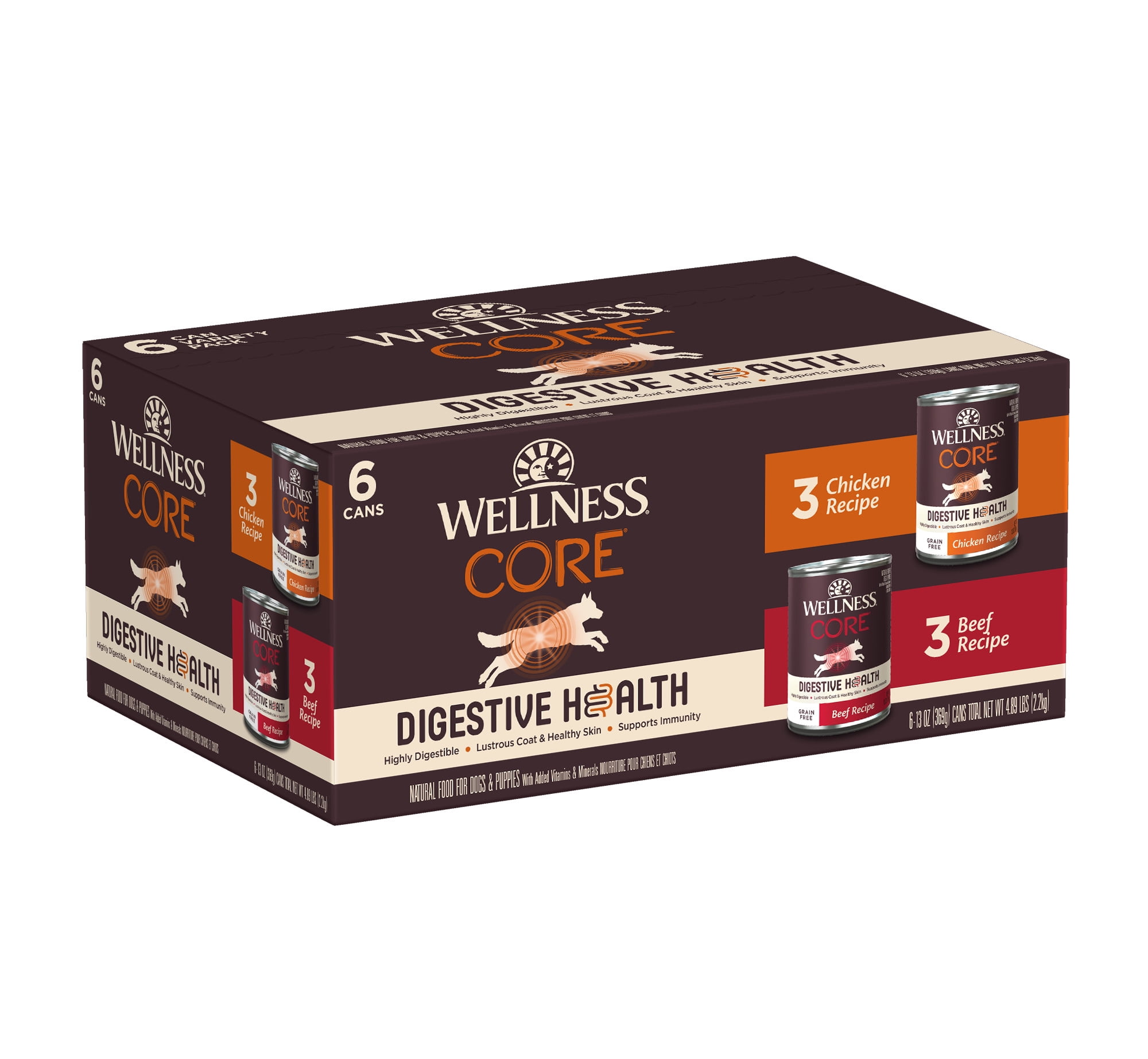 Wellness CORE Digestive Health Chicken Beef Pate Variety Pack