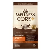Wellness CORE+ Adult Dry Cat Food, Natural, Wholesome Grains Kibble, Digestive Health Chicken and Rice Recipe, 11 lb Bag