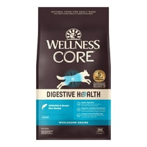 Wellness CORE Digestive Health Dry Dog Food, Whitefish & Brown Rice Dry Dog Food, 22 Pound Bag