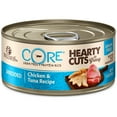 thumbnail image 1 of Wellness CORE Hearty Cuts Wet Cat Food, Chicken & Tuna, 5.5oz Can (Pack of 24), 1 of 7