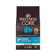 thumbnail image 1 of Wellness CORE Dry Dog Food, Grain Free, High Protein, Natural, Ocean Whitefish, Herring, & Salmon Recipe, (4-Pound Bag), 1 of 10