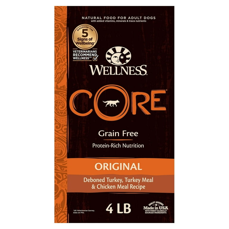 Wellness CORE Natural Grain Free Dry Dog Food Original Turkey