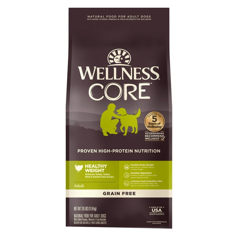 WELLNESS CORE グレインフリー ドッグフード Wellness CORE Dry Dog Food, Grain Free, High Protein, Natural