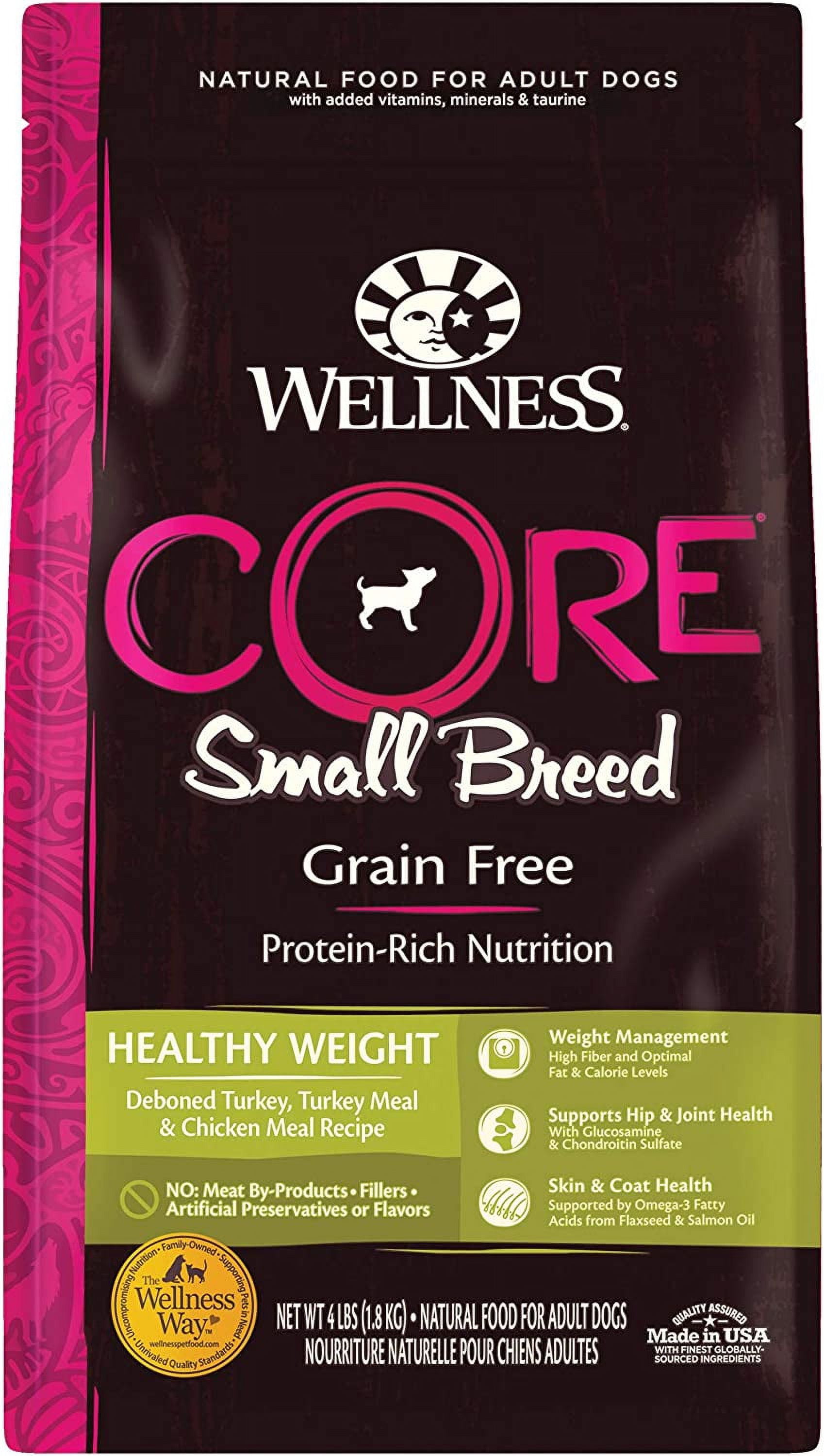 Wellness CORE Natural Grain Free Dry Dog Food, Small Breed Healthy
