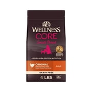 Wellness CORE Dry Dog Food, Small Breed, Grain Free, High Protein, Natural, Original Turkey & Chicken Recipe, (4-Pound Bag)