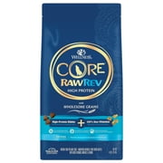 Wellness CORE RawRev Grained Dry Dog Food, Ocean Recipe with Freeze Dried Whitefish, 4lb Bag