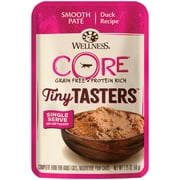 Wellness CORE Tiny Tasters Duck, 1.75-Ounce Pack of 12