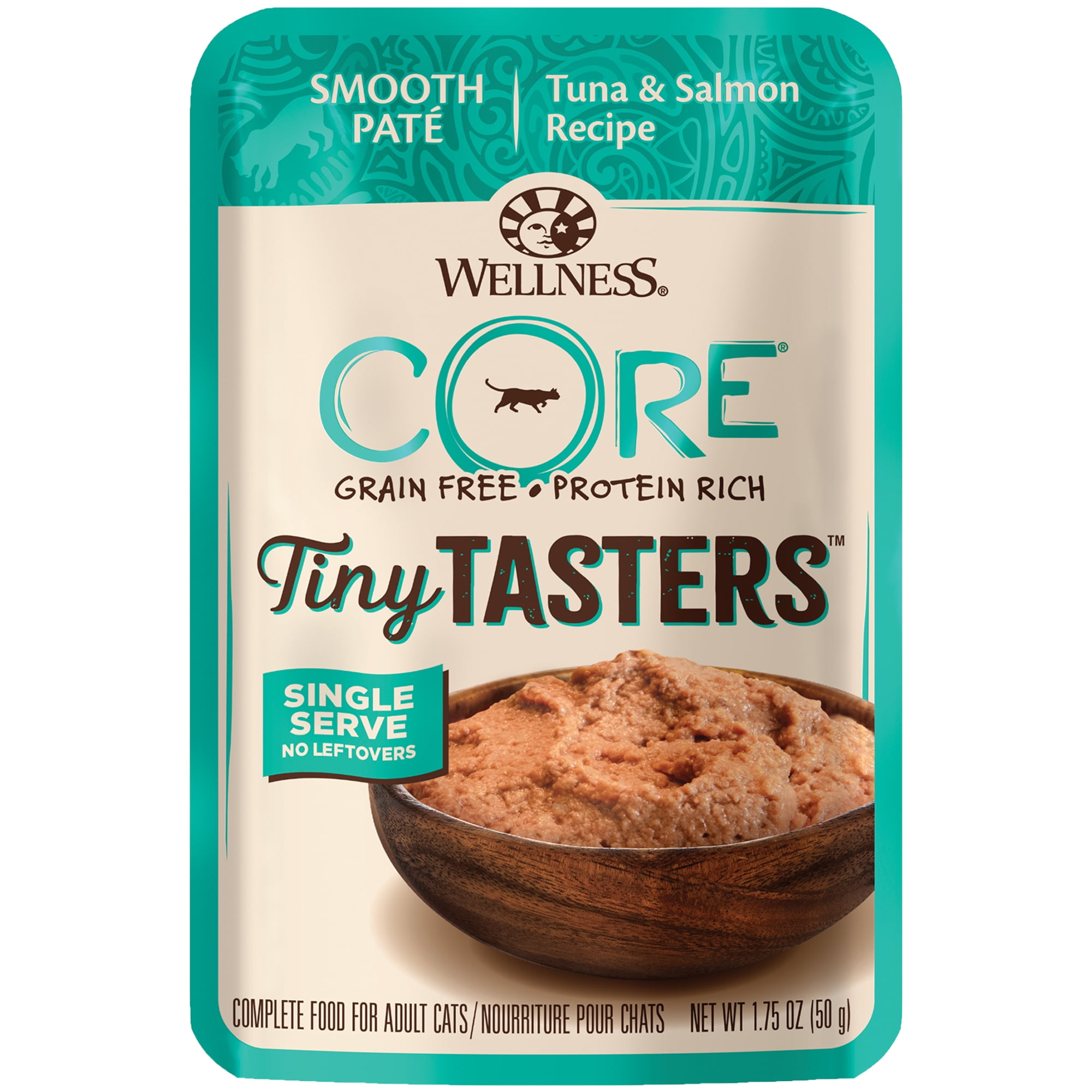 Wellness CORE Tiny Tasters Tuna & Salmon, 1.75-Ounce (Pack of 12)