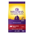 thumbnail image 1 of Wellness Complete Health Dry Dog Food, Wholesome Grains, Natural, Beef & Barley Recipe, (26-Pound Bag), 1 of 9
