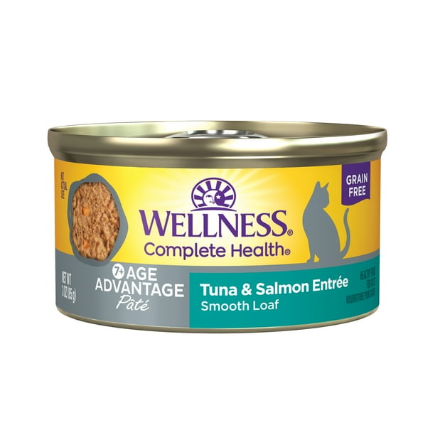 Wellness Complete Health Age Advantage Senior Wet Cat Food, Tuna
