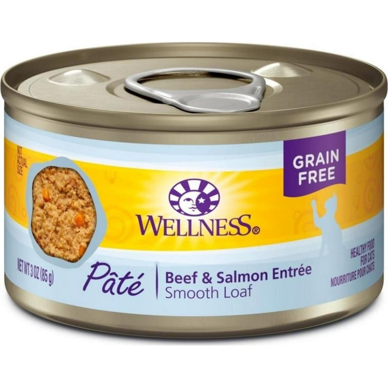 Wellness Complete Health Grain Free Natural Beef and Salmon Recipe Canned Cat Food