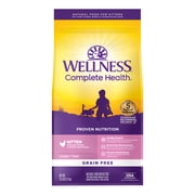 Wellness Complete Health Kitten Dry Cat Food, Natural, Grain Free Kibble, Chicken Recipe, 5.5 lb Bag