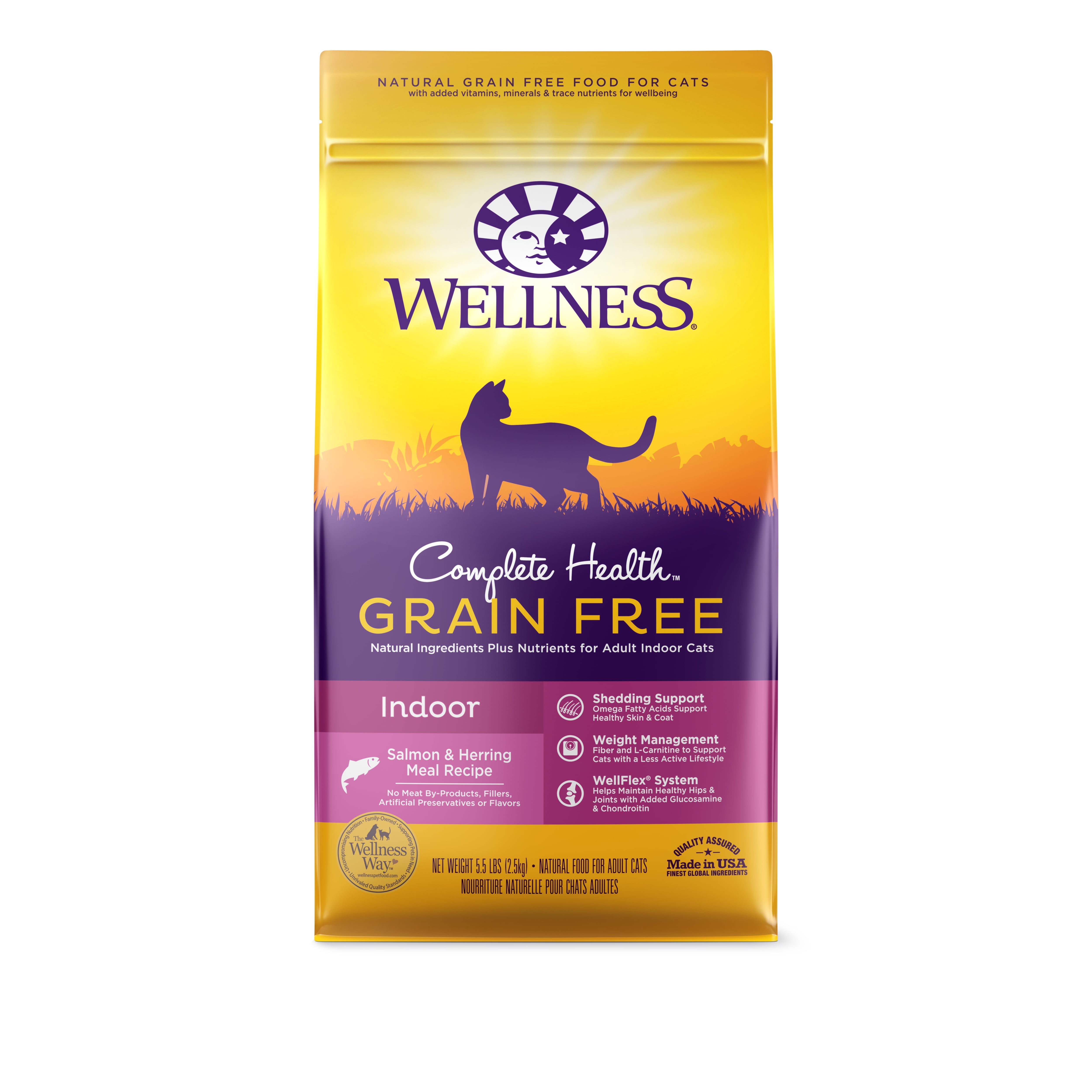 Wellness natural hairball hot sale control cat food