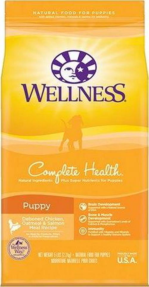 Wellness Complete Health Natural Puppy Chicken, Oatmeal and Salmon Dry