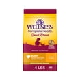 thumbnail image 1 of Wellness Complete Health Puppy Dry Dog Food, Small Breed, Wholesome Grains, Natural, Chicken, Oatmeal, & Salmon Recipe, (4-Pound Bag), 1 of 9