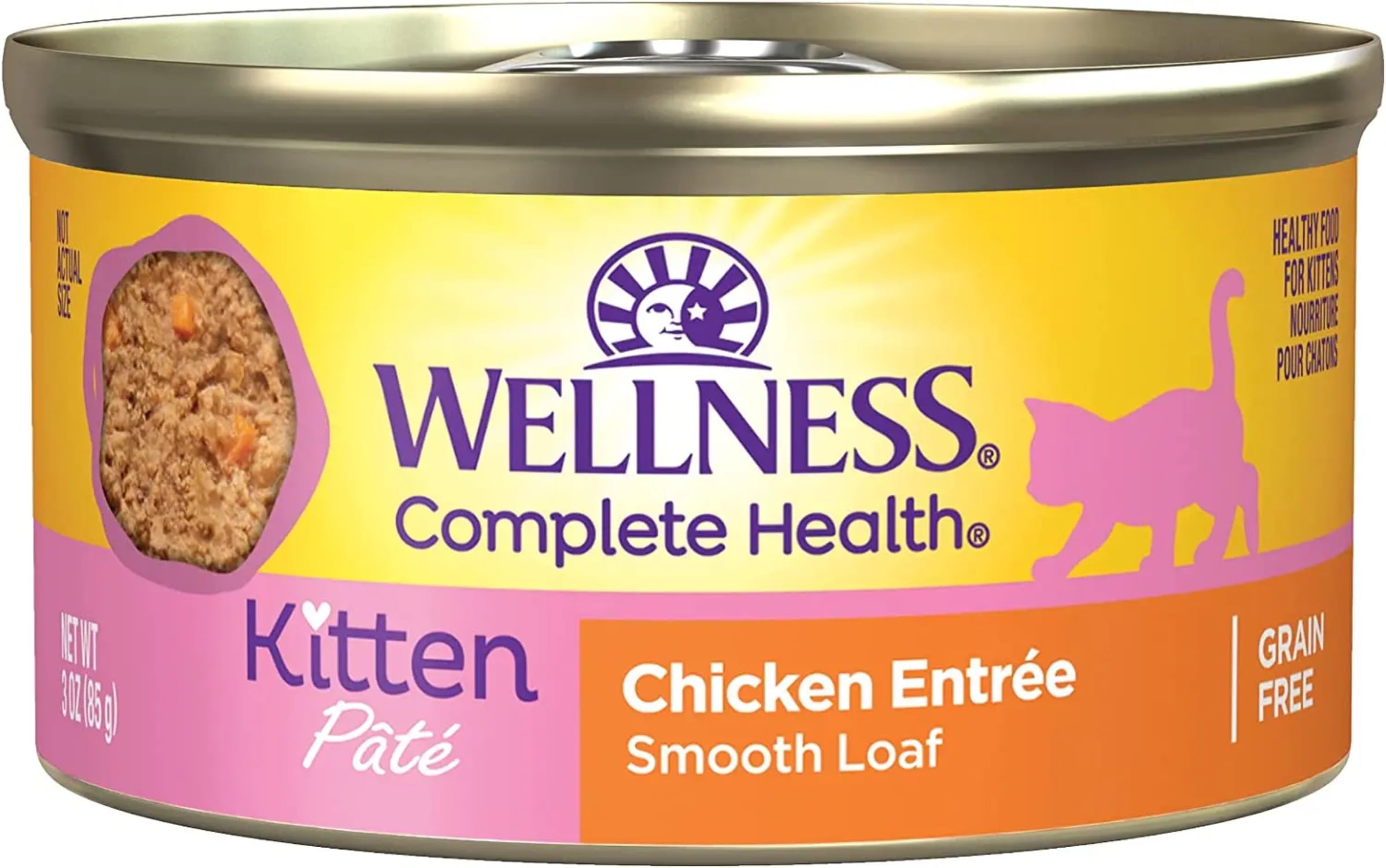 Wellness Complete Health Pâté Kitten Chicken Entrée Canned Wet Cat Food