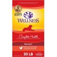 Wellness Complete Health Senior Dry Dog Food with Grains, Natural