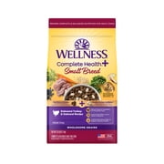 Wellness Complete Health+ Small Breed Adult Dry Dog Food with Freeze Dried Wellbites, Wholesome Grain Kibble+, Natural, Turkey and Oatmeal Recipe, 3.75 lb Bag