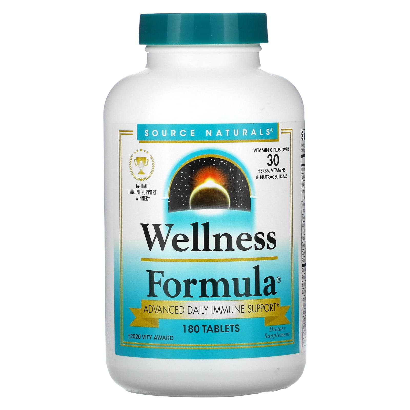 Wellness Formula, Advanced Daily Immune Support, 180 Tablets, Source