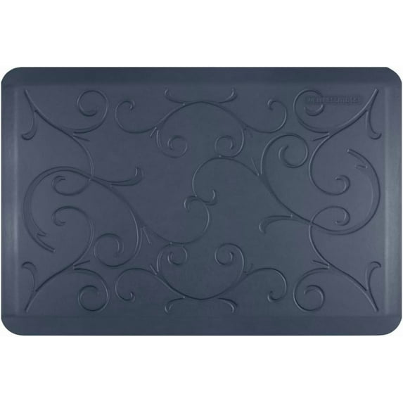 WellnessMats Bella Collection Anti-Fatigue Floor Mat, Polyurethane – Ergonomic Support Pad for Home, Kitchen, Garage, Office Standing Desk – Water Resistant - Made in USA