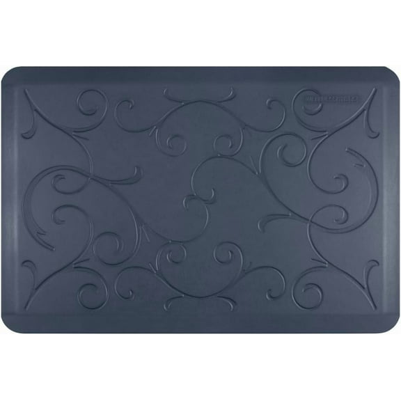 WellnessMats Bella Collection Anti-Fatigue Floor Mat, Polyurethane – Ergonomic Support Pad for Home, Kitchen, Garage, Office Standing Desk – Water Resistant - Made in USA