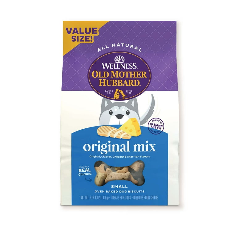 Old Mother Hubbard by Wellness Classic Original Mix Natural Mini Oven-Baked Biscuits Dog Treats Old Mother Hubbard by Wellness Classic Original Mix Natural Mini Oven-Baked Biscuits Dog Treats