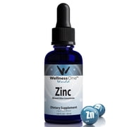 Wellness One Liquid Zinc Drops - Ionic Zinc Sulfate Liquid Formula, 50 ml - 100 Servings