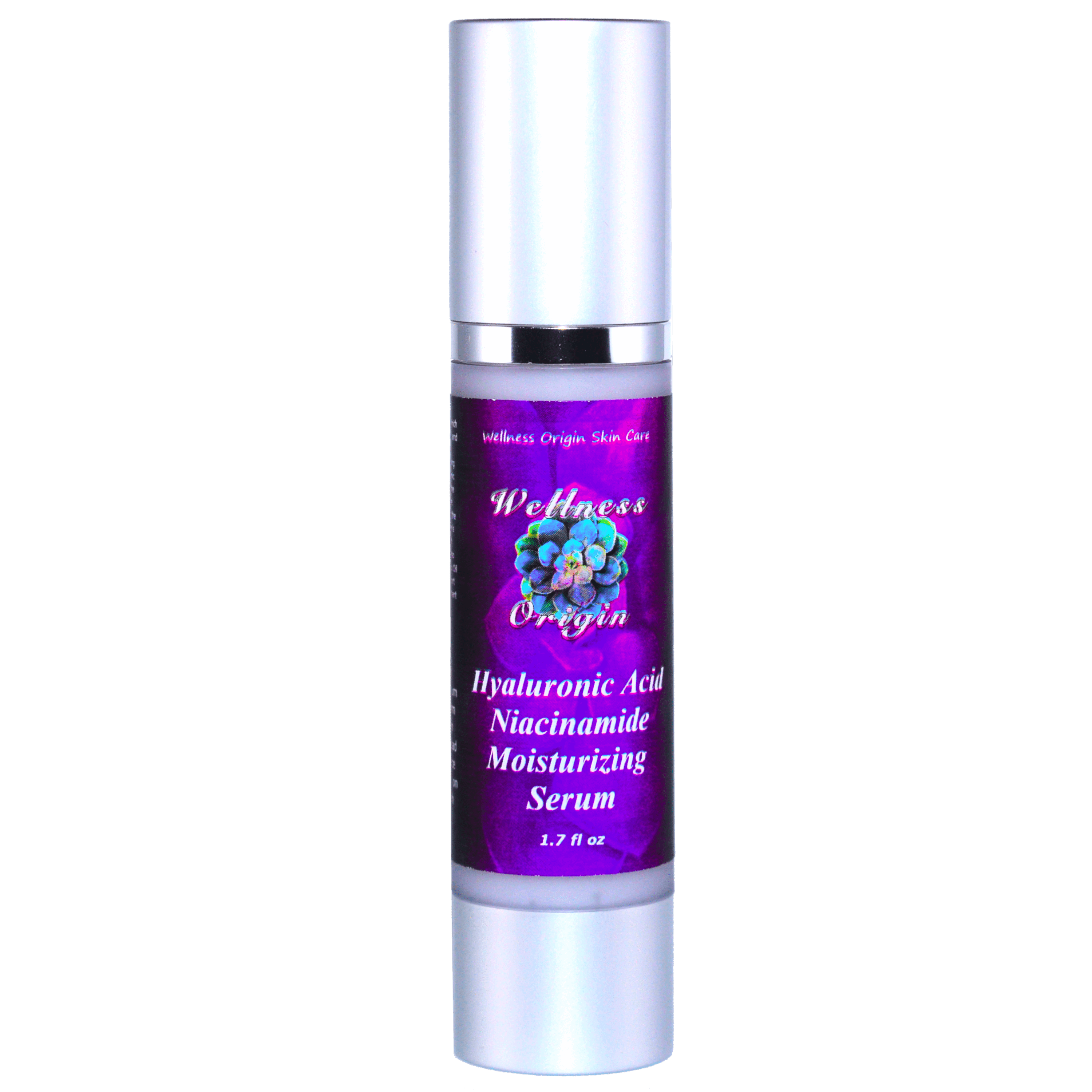 Wellness Origin Hyaluronic Acid & Niacinamide Moisturizing Serum |  Hydrating, Rebuilding Collagen , Anti-Aging, 1.7 oz